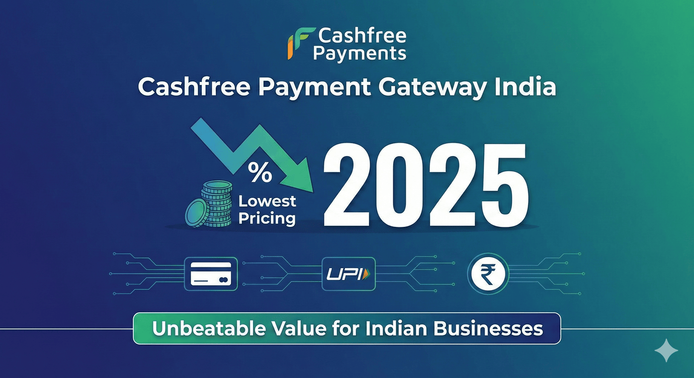 Cashfree Payment Gateway India – Lowest Pricing in 2025