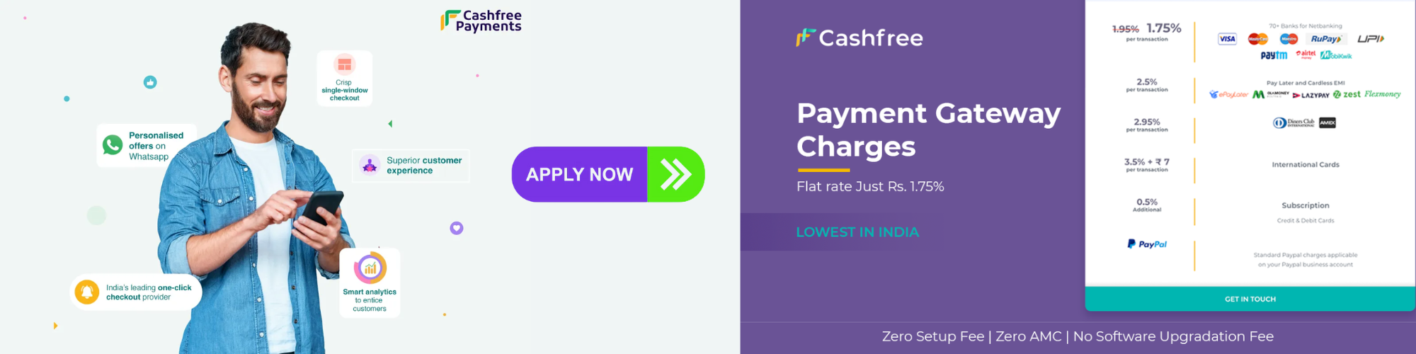 Cashfree payment gateway India,Cashfree payment gateway charges,Lowest payment gateway pricing India,Best payment gateway in India,Online payment gateway for businesses Cashfree payment gateway India