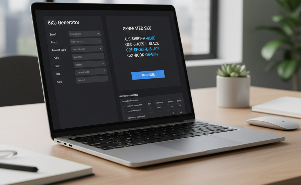 Free Online SKU Generator,Best free SKU generator website,SKU code generator free,eCommerce SKU generator,Generate SKU codes online Free Online SKU Generator Free Online SKU Generator