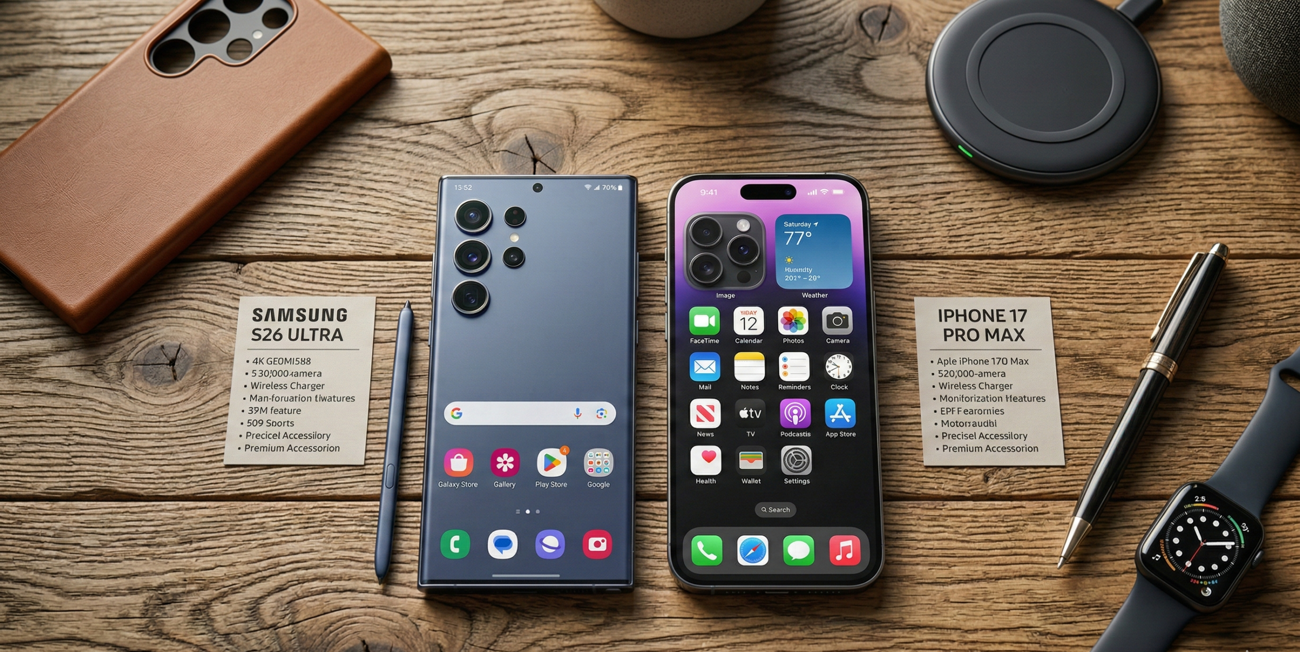 | Samsung S26 Ultra vs iPhone 17 Pro Max: Full Comparison 2026 samsung s26 ultra vs iphone 17 pro max